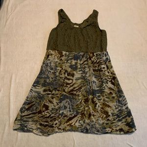 Lace Top Tank Dress